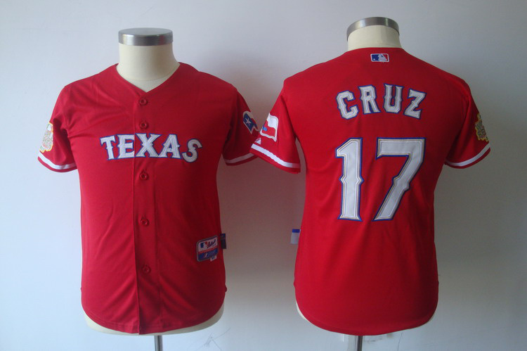 kid Texas Rangers jerseys-011